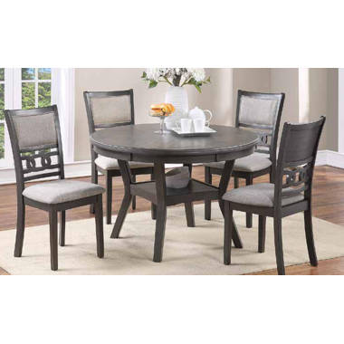 Gia grey 5 discount piece dining set